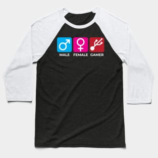 Gamer Male Female Baseball T-Shirt